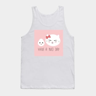 Have a nice day kitty T-shirt Tank Top